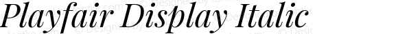 Playfair Display Italic Version 1.200; ttfautohint (v1.6)