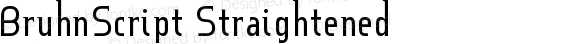 BruhnScript Italic