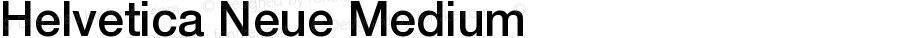 Helvetica Neue CE 65 Medium