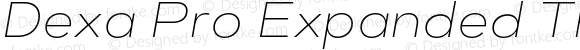 Dexa Pro Expanded Thin Italic