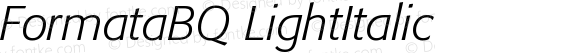 FormataBQ-LightItalic