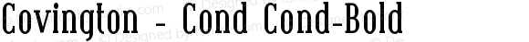 Covington - Cond Cond-Bold
