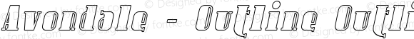 Avondale - Outline Outline-Italic
