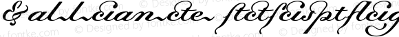 Dalliance Script Ligatures