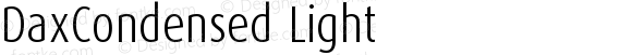 DaxCondensed Light