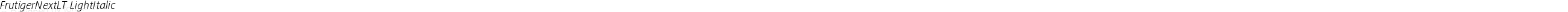 FrutigerNextLT LightItalic