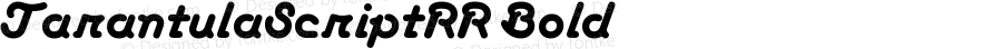 TarantulaScript RR Bold