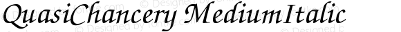 QuasiChancery MediumItalic