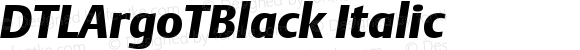 DTLArgoTBlack-Italic