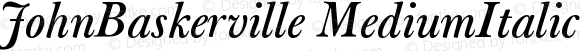 JohnBaskerville-MediumItalic