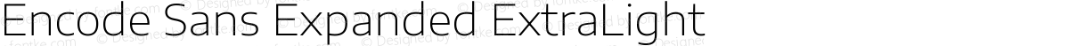 Encode Sans Expanded ExtraLight