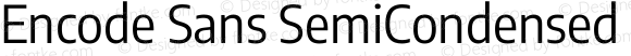 Encode Sans SemiCondensed Regular