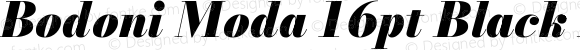 Bodoni Moda 16pt Black Italic