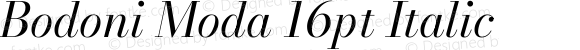 Bodoni Moda 16pt Italic