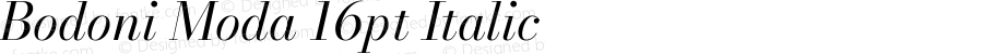 Bodoni Moda 16pt Italic