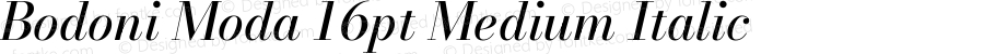 Bodoni Moda 16pt Medium Italic