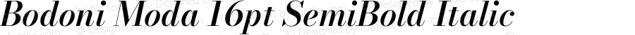 Bodoni Moda 16pt SemiBold Italic