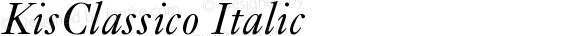 KisClassico-Italic