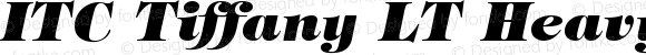 ITC Tiffany LT HeavyItalic