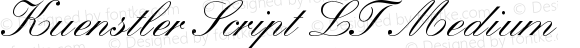 Kuenstler Script LT Medium