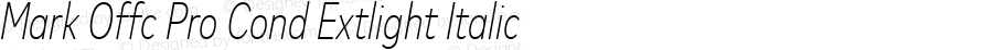 Mark Offc Pro Cond Extlight Italic