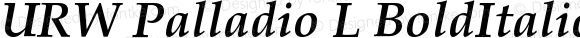 URW Palladio L Bold Italic