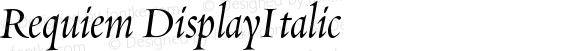 Requiem Display Italic