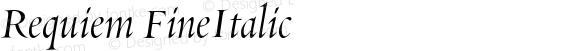 Requiem Fine Italic