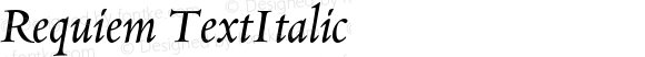 Requiem Text Italic