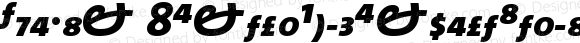 TheMix 8 ExtraBold Expert Italic