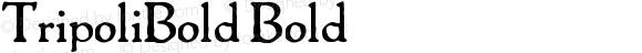 TripoliBold Bold