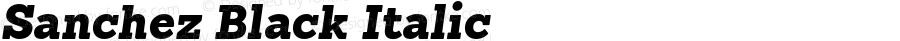 Sanchez-BlackItalic