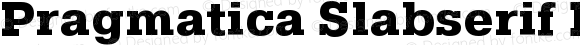 Pragmatica Slab ExtraBold