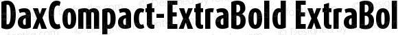 DaxCompact-ExtraBold ExtraBold
