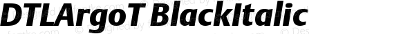 DTLArgoT-BlackItalic