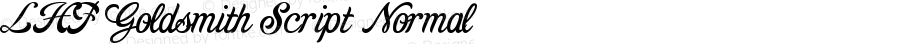 LHF Goldsmith Script Normal Version 001.001