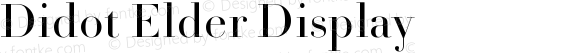 Didot Elder Display