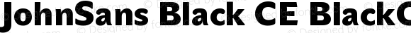 JohnSans Black CE BlackCE