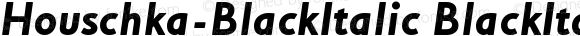 Houschka-BlackItalic BlackItalic