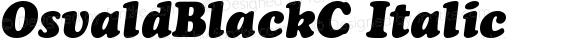 OsvaldBlackC Italic