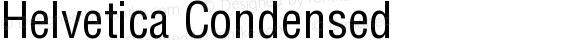 Helvetica Condensed Medium