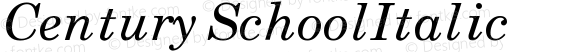 CenturySchoolItalic