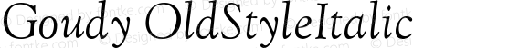 GoudyOldStyleItalic