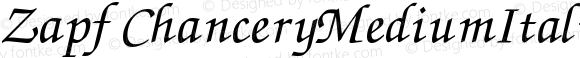 Zapf ChanceryMediumItalic