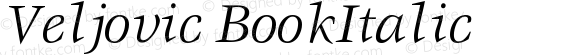 VeljovicBookItalic