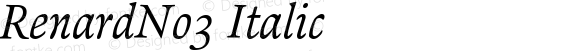 RenardNo3-Italic