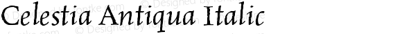 Celestia Antiqua Italic