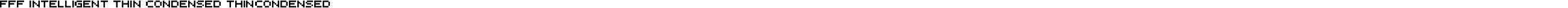 FFF Intelligent Thin Condensed ThinCondensed