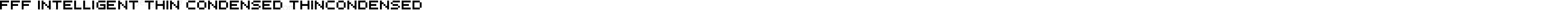 FFF Intelligent Thin Condensed ThinCondensed