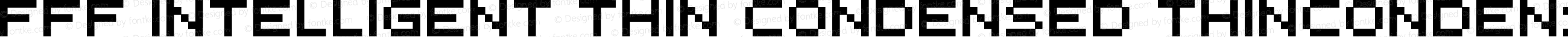 FFF Intelligent Thin Condensed ThinCondensed